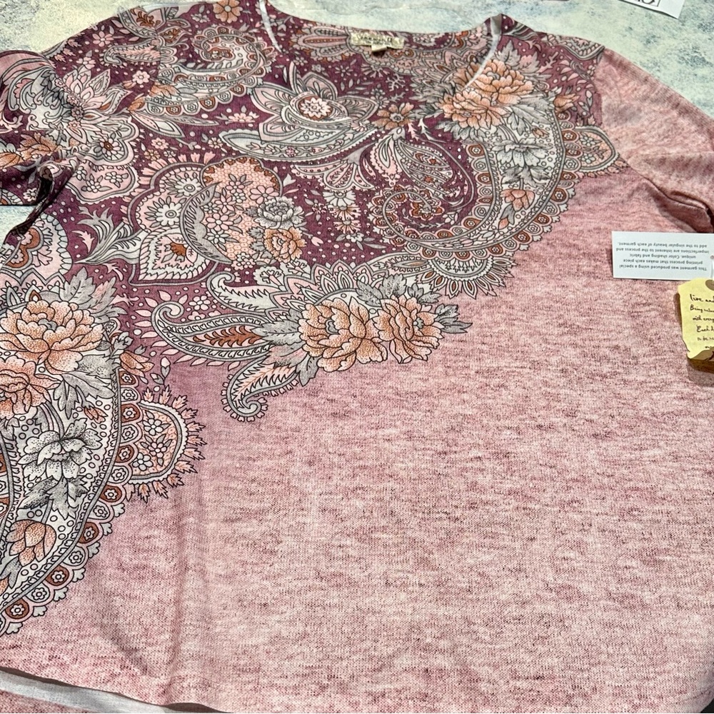 Women’s One World tunic top xl NWT